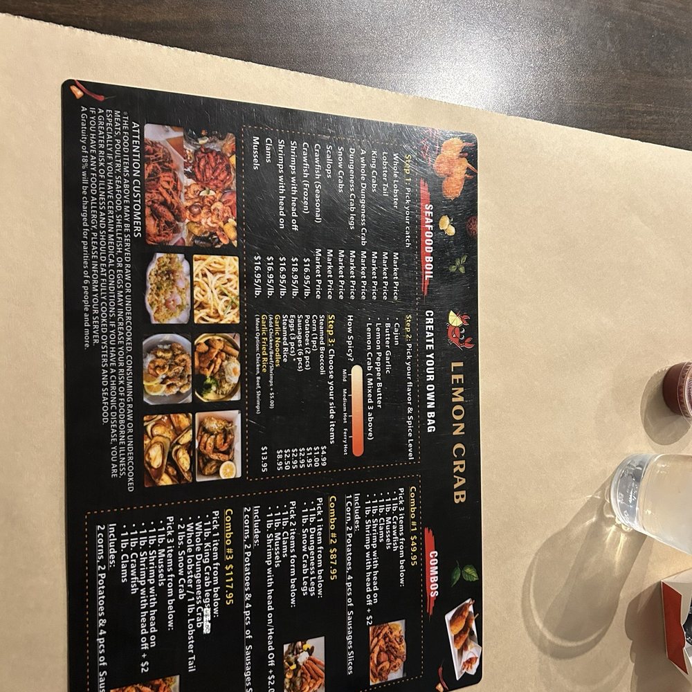 Lemon Crab - Menu - Seafood Near Me - Hayward, California Lemon Crab - Menu - Seafood Near Me - Hayward, California
