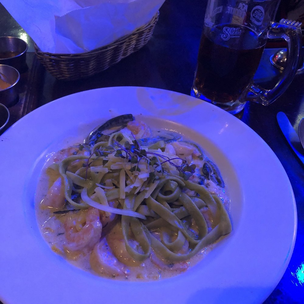 Lion Fish - Shrimp pasta with pasillas chile.. - Seafood Near Me - Tijuana, BCN Lion Fish - Shrimp pasta with pasillas chile.. - Seafood Near Me - Tijuana, BCN