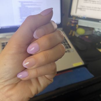 Zen Nails Lounge - Pastel nails. Dip powder on almond shaped nature nails. - Nail Salons Near Me - Indianapolis, Indiana Zen Nails Lounge - Pastel nails. Dip powder on almond shaped nature nails. - Nail Salons Near Me - Indianapolis, Indiana