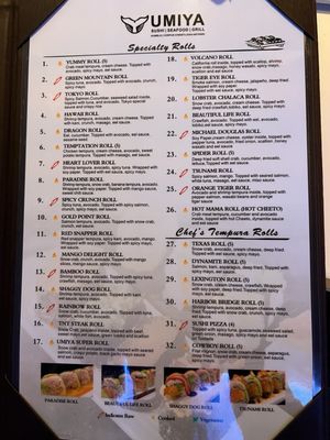 Menu photo 7 Umiya Sushi Houston, TX Menu photo 7 Umiya Sushi Houston, TX