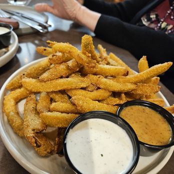 WSKY Stadium - Pickle Fries with Ranch Dressing & Chipotle Honey - Sports Bars Near Me - Las Vegas, Nevada