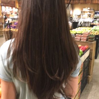 G5 Salon - After visiting Sonia! (Warm brown gloss and a V cut) - Hair Salons Near Me - Leesburg, Virginia