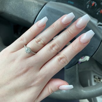 La Tique Nails - French ombré - Nail Salons Near Me - Houston, Texas
