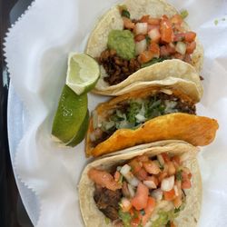 West Coast Taco Shop - Pastor Taco, red taco, Carnitas Taco