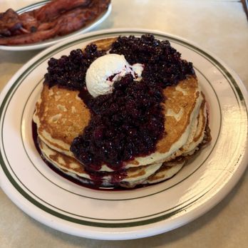 Palace Diner - Blueberry stack and bacon - Breakfast & Brunch Near Me - Biddeford, Maine Palace Diner - Blueberry stack and bacon - Breakfast & Brunch Near Me - Biddeford, Maine