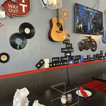Hendrix - One of many walls of memorabilia - Italian Near Me - Rio Rico, Arizona