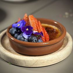Shelby's Rooftop Lounge - Orange blossom creme brulee