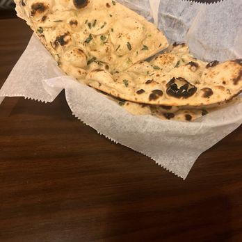 5 Star Indian Cuisine - Garlic Naan - Indian Near Me - Indianapolis, Indiana