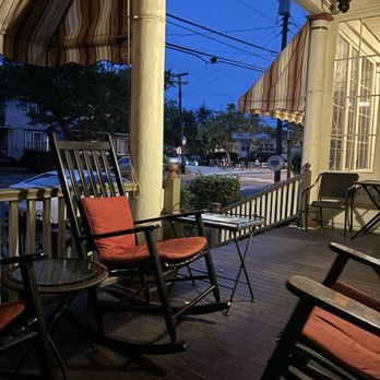 Bacchus Inn - Front porch - Hotels Near Me - Cape May, New Jersey