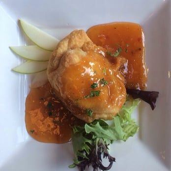 Spotted Dog - Baked Brie brioche with peach mango chutney. Epic mouth experience. - American Near Me - Springdale, Utah Spotted Dog - Baked Brie brioche with peach mango chutney. Epic mouth experience. - American Near Me - Springdale, Utah