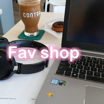 Contra Coffee & Tea - Gold rush (Vietnamese coffee) mixed with a bit of the thai tea. - Coffee & Tea Near Me - Orange, California