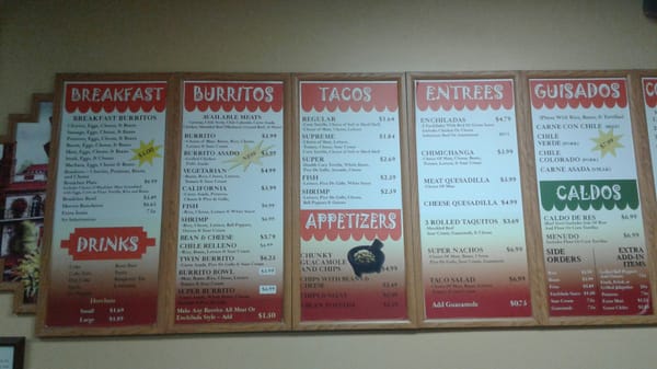 Menu photo 4 Rudy's Burritos Mesa, AZ