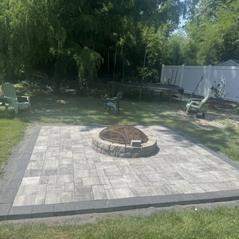 Mario's True Landscaping Services - Outdoor fireplace patio! - Landscaping Near Me