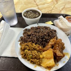 La Bamba - Rice and beans, picadillo and ribs