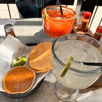 Mariscos Choix - Limonada Preparada and a Michelada - Seafood Near Me - Pico Rivera, California