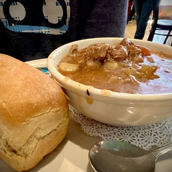Copper Creek Inn - Beef stew and bread roll. - American Near Me - Ashford, Washington Copper Creek Inn - Beef stew and bread roll. - American Near Me - Ashford, Washington