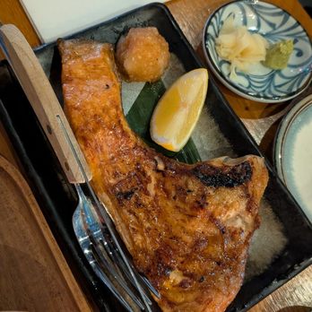 Ozakaya - Grilled salmon collar ($16, Sept 2026) - Izakaya Near Me - Brooklyn, New York Ozakaya - Grilled salmon collar ($16, Sept 2026) - Izakaya Near Me - Brooklyn, New York