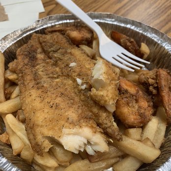 Prospect Seafood and Chicken - This is the best fried catfish I have eaten in my life. Perfectly seasoned. It melts in your mouth. - Chicken Shop Near Me - Westbury, New York