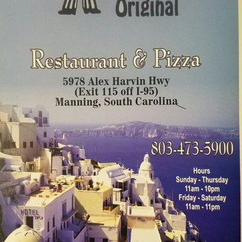 Georgio's Original Restaurant & Pizza - Menu - Pizza Near Me - Manning, South Carolina