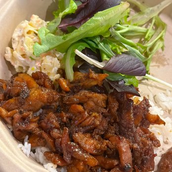 Feast At Rieber - a bowl of rice and meat - Asian Fusion Near Me - Los Angeles, California Feast At Rieber - a bowl of rice and meat - Asian Fusion Near Me - Los Angeles, California