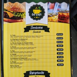 BR Cafe - Menu