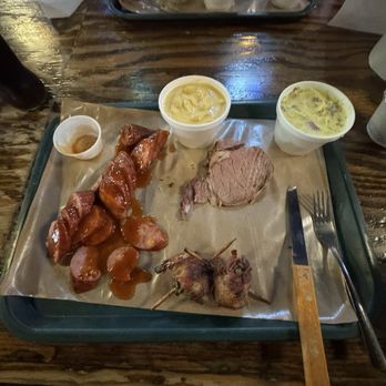 Hard Eight BBQ - Macaroni and cheese, potato salad, cheddar jalapeño sausage, prime rib - Barbeque Near Me - The Colony, Texas Hard Eight BBQ - Macaroni and cheese, potato salad, cheddar jalapeño sausage, prime rib - Barbeque Near Me - The Colony, Texas