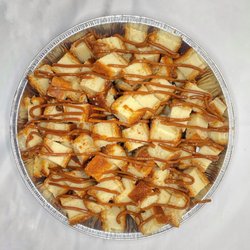 Aleyam Artisan Sweets - Churro Cheesecake with Cajeta drizzle