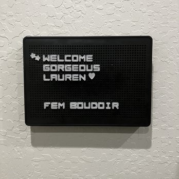 Fem Boudoir Photography Studio - Adorable personalized welcome! - Boudoir Photography Near Me - Concord, California