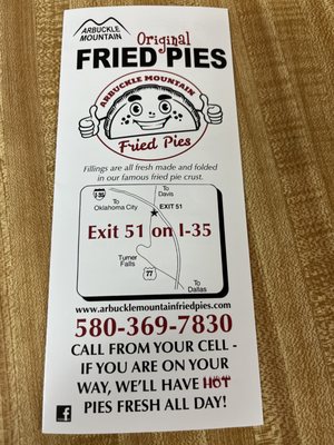 Arbuckle Mountain Fried Pies by null