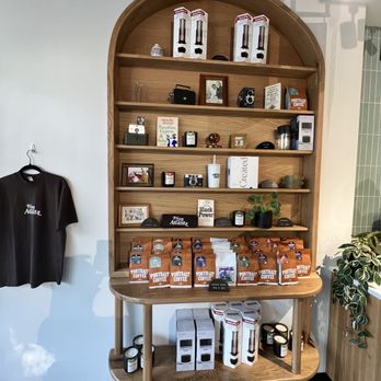 Portrait Coffee - a display of coffee products - Coffee Roasteries Near Me - Atlanta, Georgia