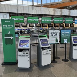 Frontier Airlines - Frontier kiosk at RDU
