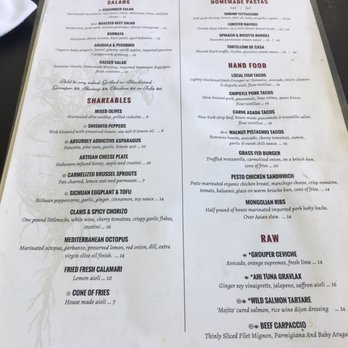 Nine One Five - Menu - New American Near Me - Key West, Florida Nine One Five - Menu - New American Near Me - Key West, Florida