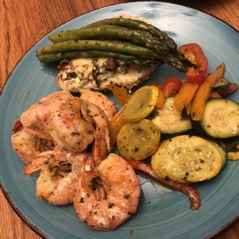 Pick'n Save - a plate of food with shrimp, asparagus, and zucchini - Grocery Near Me - Appleton, Wisconsin