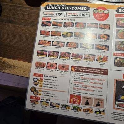 Menu photo 6 Gyu-Kaku Japanese BBQ Flushing, NY Menu photo 6 Gyu-Kaku Japanese BBQ Flushing, NY