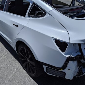 Tesla Collision San Jose - Discolored shade and finish - Body Shops Near Me - San Jose, California