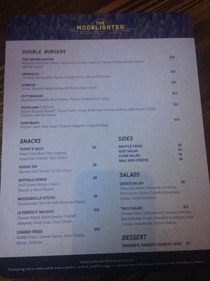 Menu photo 6 The Moonlighter Chicago, IL Menu photo 6 The Moonlighter Chicago, IL