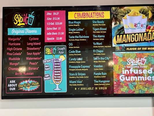 Menu photo 4 SipIT Daquiris To-Go - Cibolo Cibolo, TX Menu photo 4 SipIT Daquiris To-Go - Cibolo Cibolo, TX