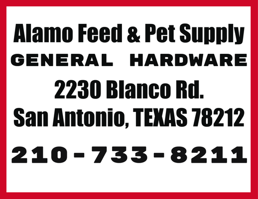 alamo feed & pet supply