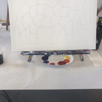 Painting with a Twist - Before - Paint & Sip Near Me - Boynton Beach, Florida