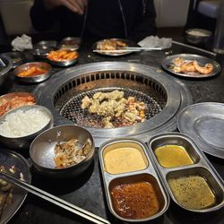 Iron Age Korean Steak House - Cooking Area