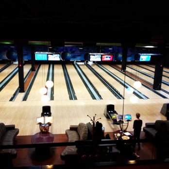 Strike Ten Lanes & Lounge - A view from their (what??) second bar and separate party room upstairs! - Bowling Near Me - Roselle, Illinois Strike Ten Lanes & Lounge - A view from their (what??) second bar and separate party room upstairs! - Bowling Near Me - Roselle, Illinois
