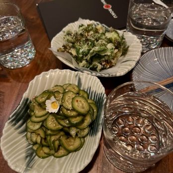 Sushi Roku - Brussels sprout chips Spicy cucumber sunomono - Sushi Bars Near Me - Austin, Texas Sushi Roku - Brussels sprout chips Spicy cucumber sunomono - Sushi Bars Near Me - Austin, Texas