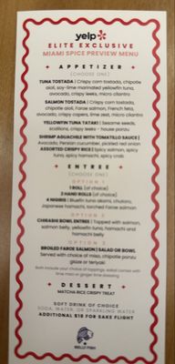 Menu photo 5 Belly Fish Miami, FL Menu photo 5 Belly Fish Miami, FL