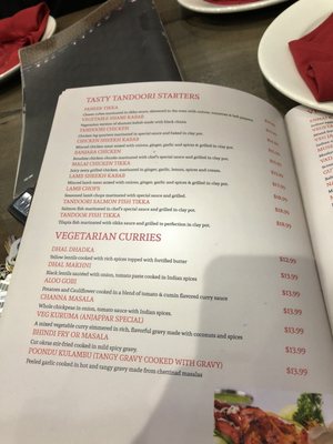 Menu photo 1 Anjappar Chettinad Indian Restaurant Cary, NC Menu photo 1 Anjappar Chettinad Indian Restaurant Cary, NC