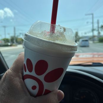 Chick-fil-A - Peach milkshake! - Fast Food Near Me - Boynton Beach, Florida
