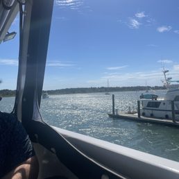 On top of boat