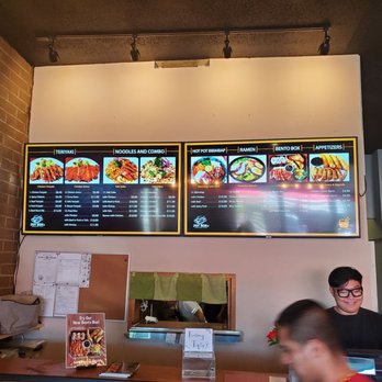 Joy Box - Nice overhead menu! - Korean Near Me - Bellevue, Washington Joy Box - Nice overhead menu! - Korean Near Me - Bellevue, Washington