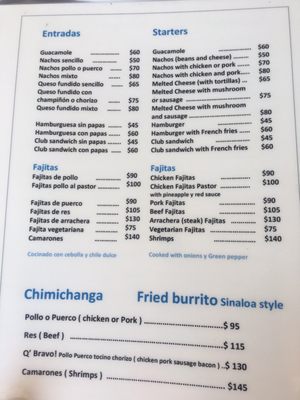 Menu photo 3 Q'Bravo Isla Mujeres, ROO Menu photo 3 Q'Bravo Isla Mujeres, ROO