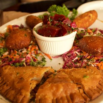 Pambiche - Empanada and croquette plate! - Cuban Near Me - Portland, Oregon Pambiche - Empanada and croquette plate! - Cuban Near Me - Portland, Oregon
