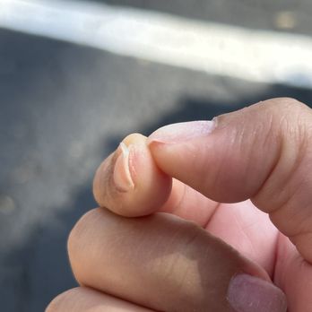 Emma’s Nail Spa - Super thin nails after filing and ripping acrylics. - Nail Salons Near Me - San Dimas, California
